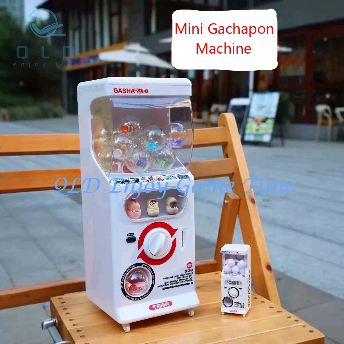Arcade Card Vending Machine - Mini Gachapon 35mm Egg Twisting Machine