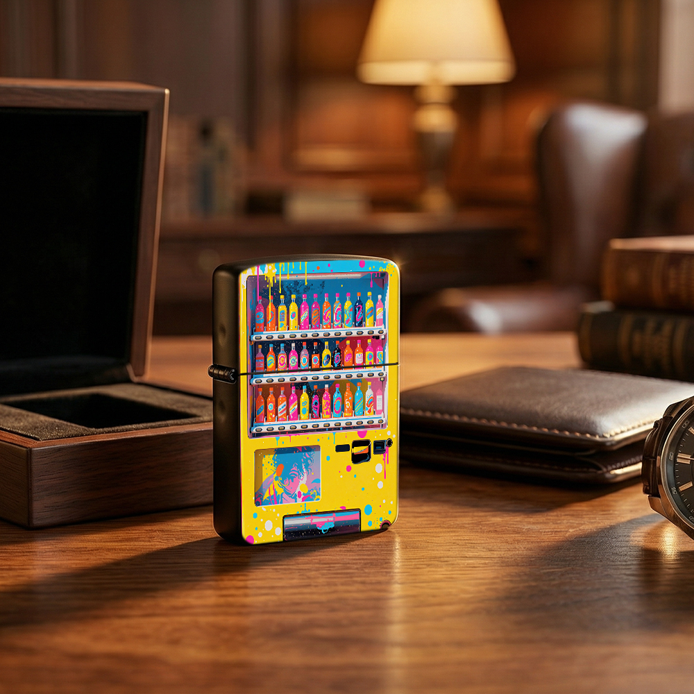 Arcade Style Vending Machine - Pop Art Vending Machine Flip Top