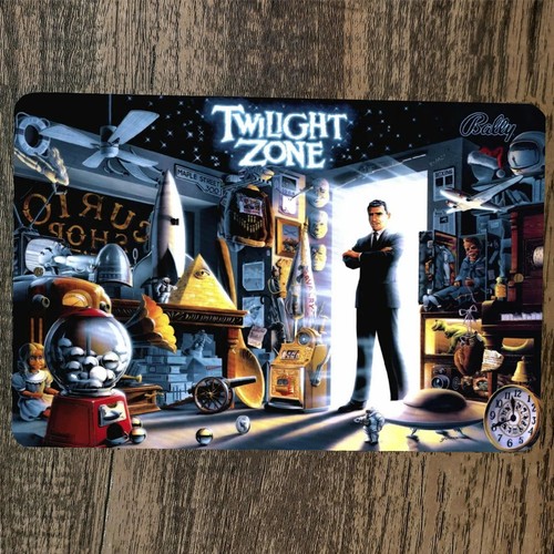 Twilight Zone  Metal Wall Sign - Arcade Games & Vending Llc Photos 评论和价格
