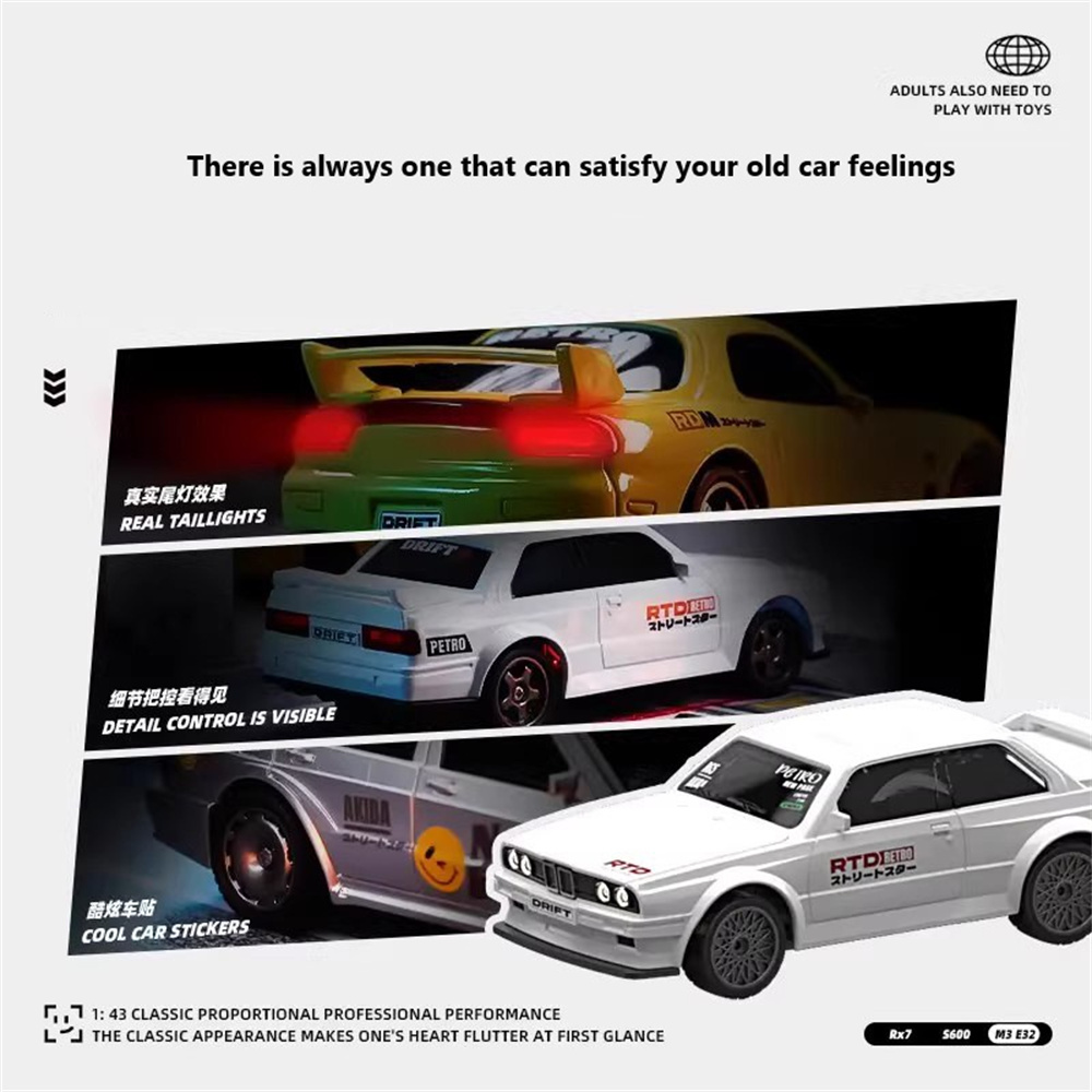 K1/K2/K3 RTR 1/43 2.4G 4WD Min - Racing Arcade Cabinet 评论和价格