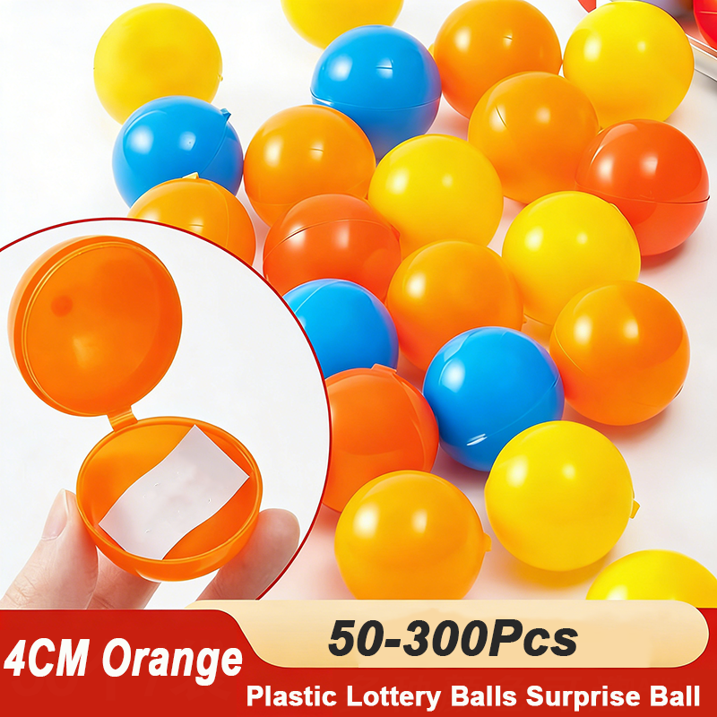 100-500Pcs 4CM Orange Plastic  - Open Vending Machine 评论和价格