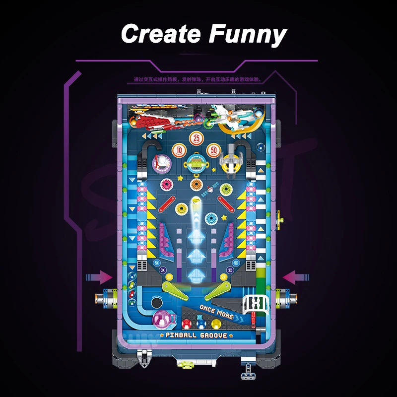 2309PCS Creative 3D Pinball Ga - Pinball Machine 评论和价格