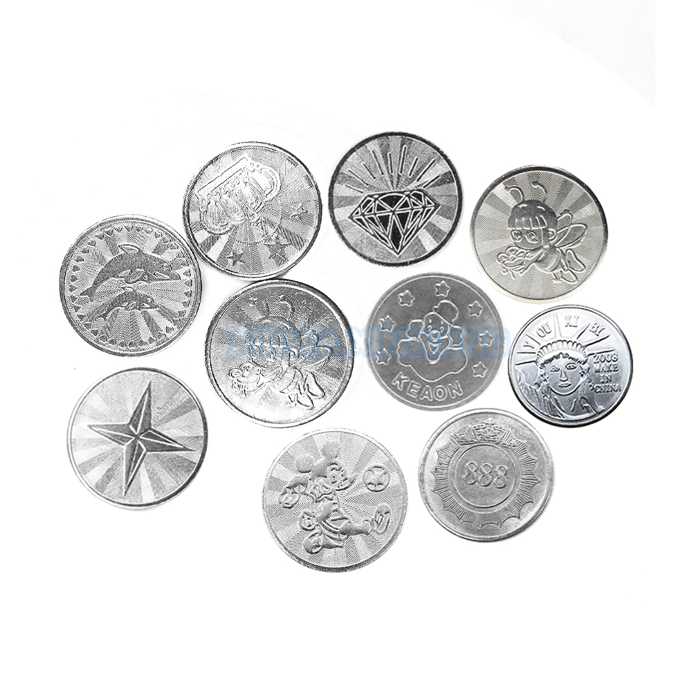 100PCS  Coins Tokens Stainless - Arcade Vending Machine 评论和价格