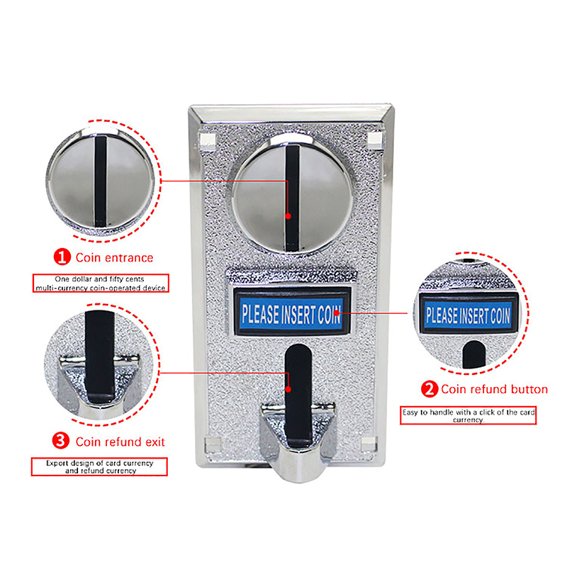 1Pc 616 Multi Coin Slot Accept - Coin Acceptor Selector 评论和价格