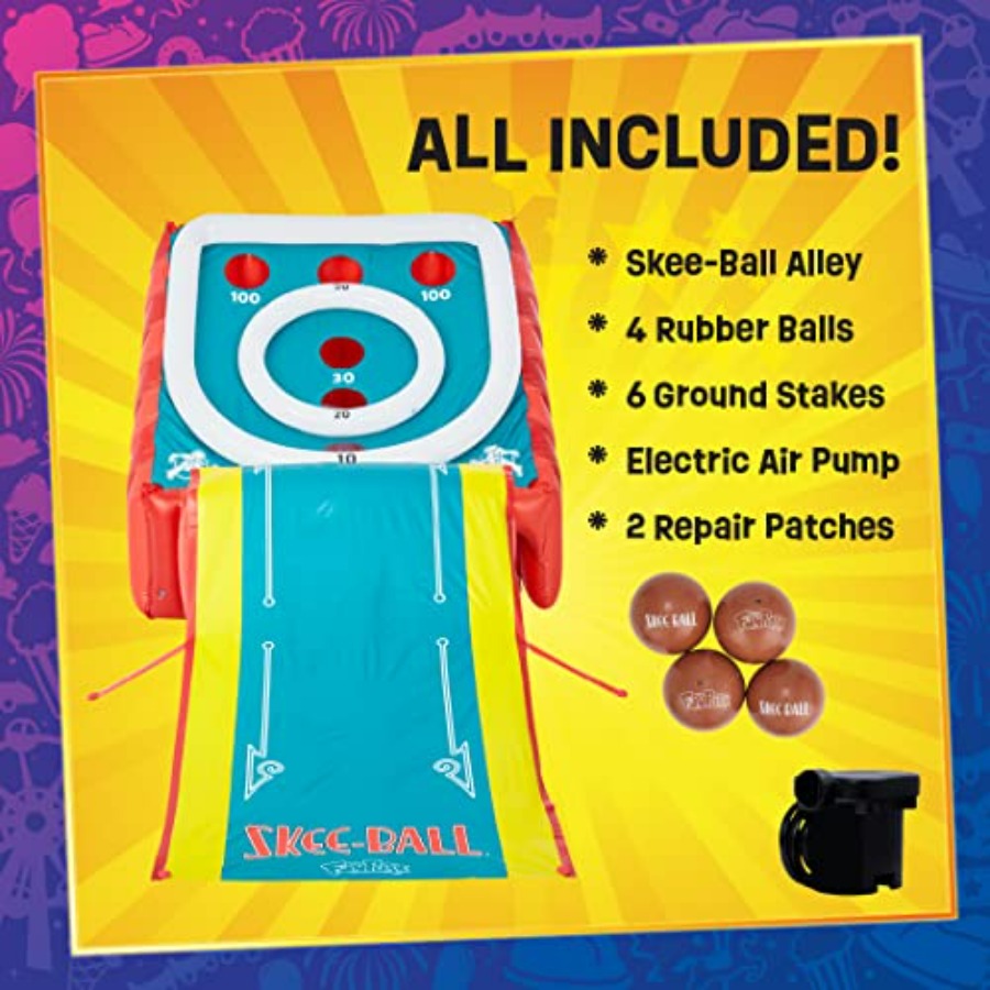 11 Ft Inflatable Skee-Ball Gam - Skee Ball Arcade 评论和价格