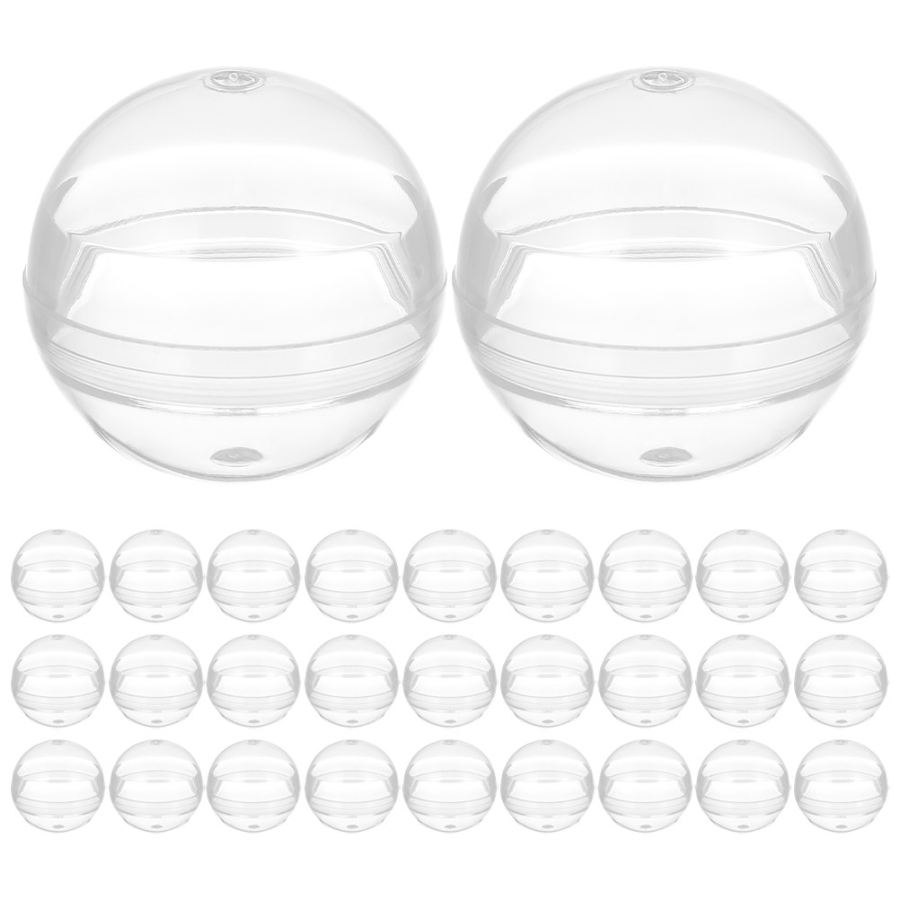50pcs Empty Clear Balls Capsul - Prize Capsule Toy Machine 评论和价格