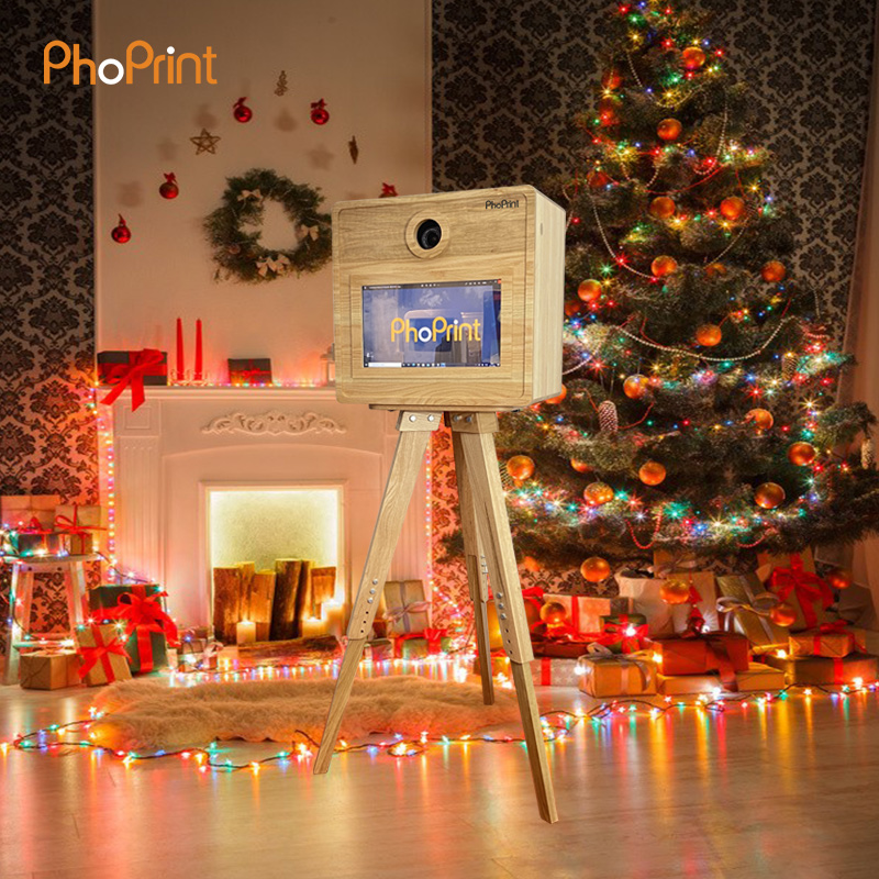 Phoprint Wood Photo Booth Vint - Photo Booth Machine 评论和价格