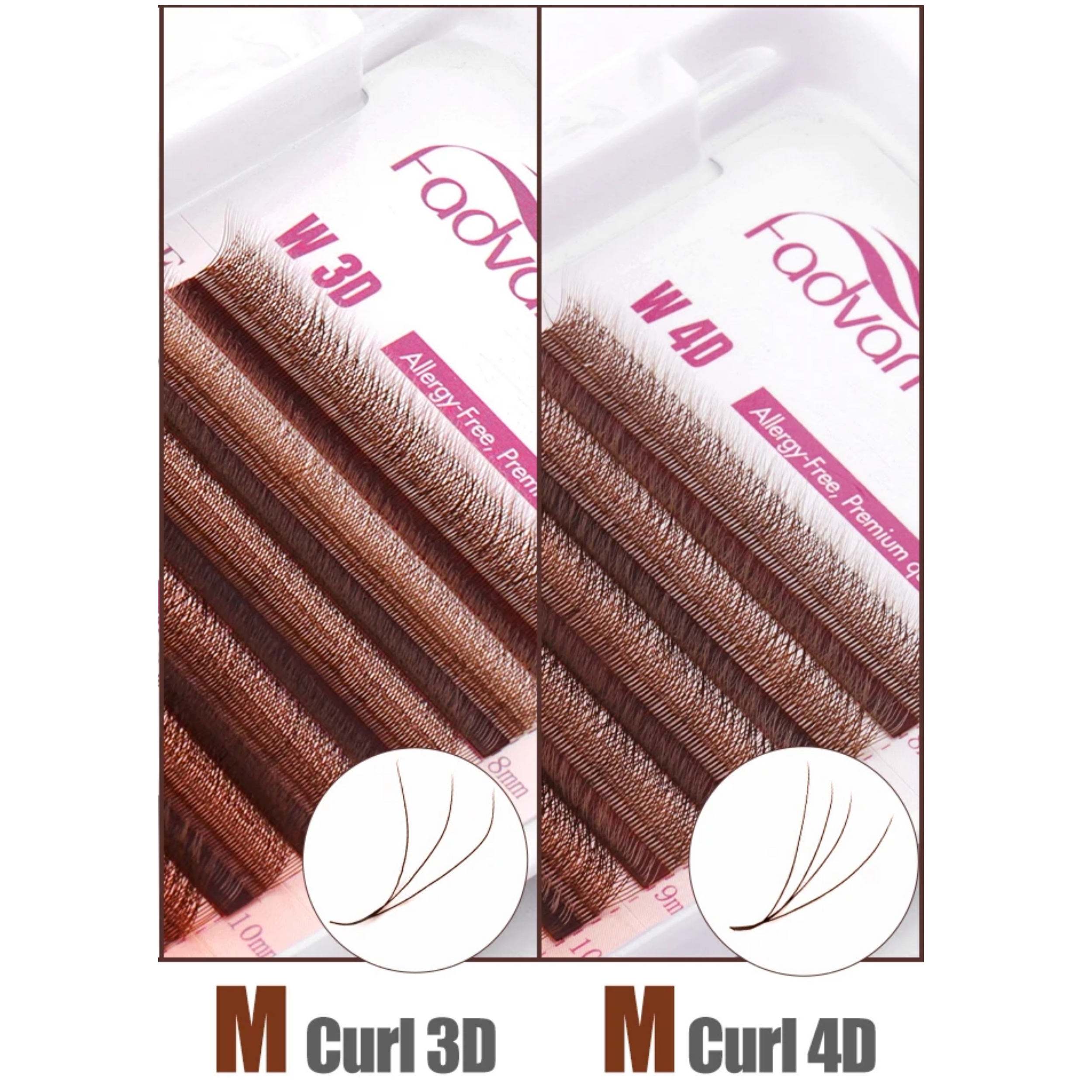 FADVAN Brown 3D/4D W Shape D C - Arcade Z 评论和价格