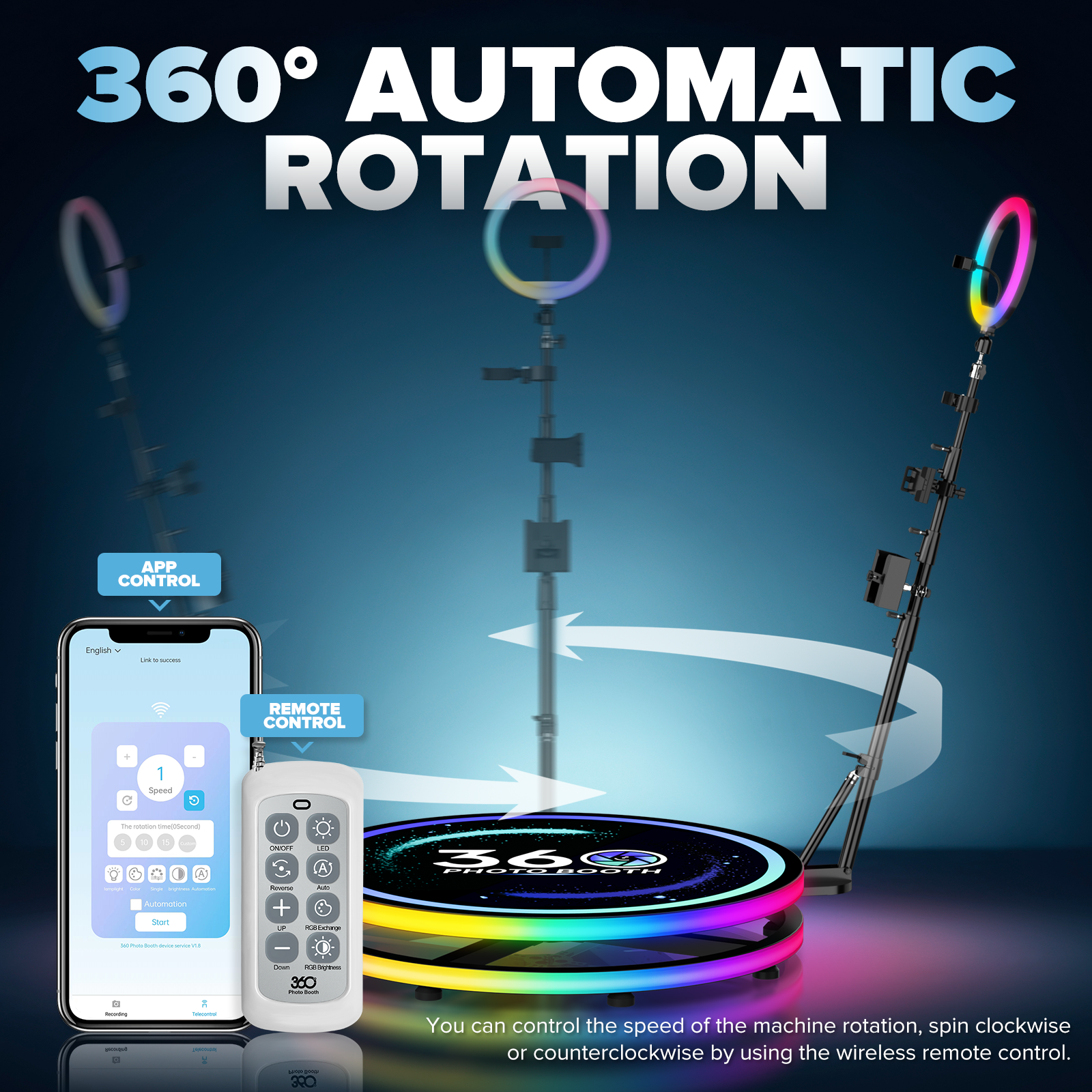 360 Rotating Photo Booth Ring  - Photo Booth Machine 评论和价格