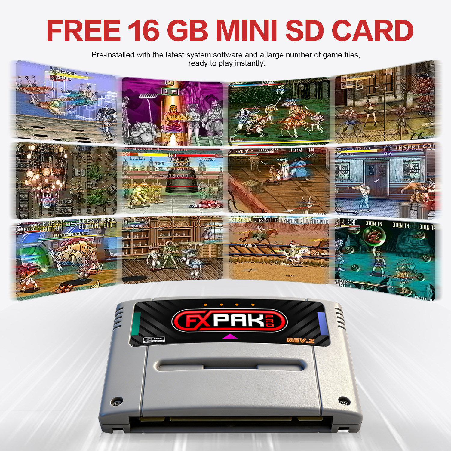 New FXPAK Pro SFC/SNES Game Ca - Arcade Z 评论和价格